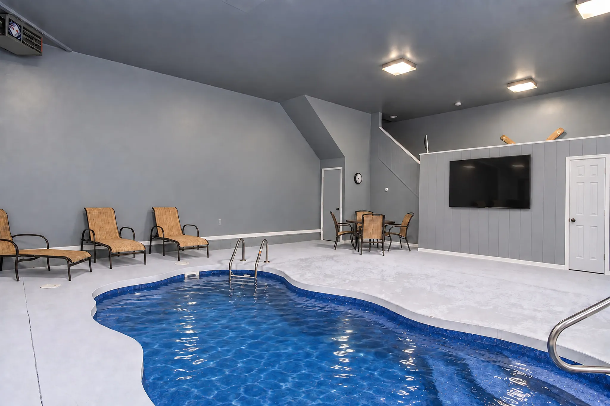 Indoor heated swimming pool